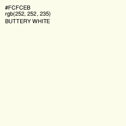 #FCFCEB - Buttery White Color Image